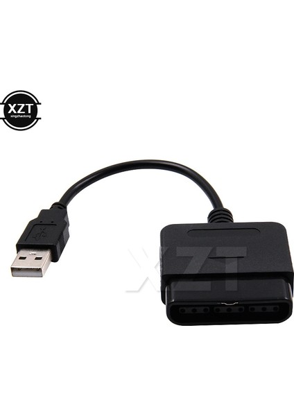 1 Adet Siyah Ps2 Için Ps3 Pc Video Oyunu Aksesuarı USB Adaptörü Dönüştürücü Kablosu Oyun Denetleyicisi Için Yüksek Hızlı (Yurt Dışından)