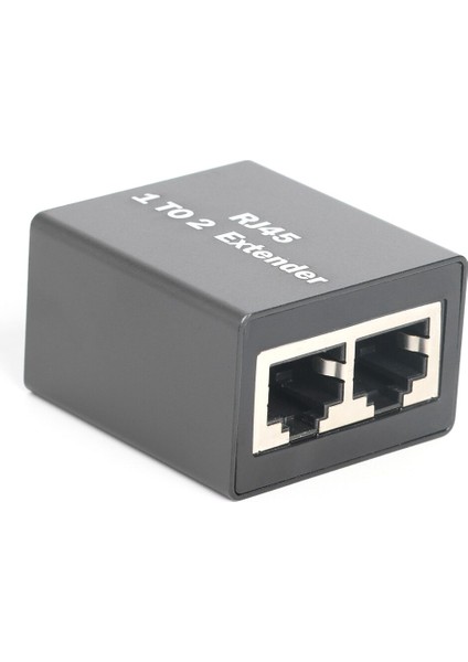 RJ45 Dişi Splitter 1 Ila 2 Yollu Lan Ethernet Ağ Adaptörü Uzatma Kablosu Ev Bilgisayar Aksesuarları Için (Yurt Dışından) fırsatları