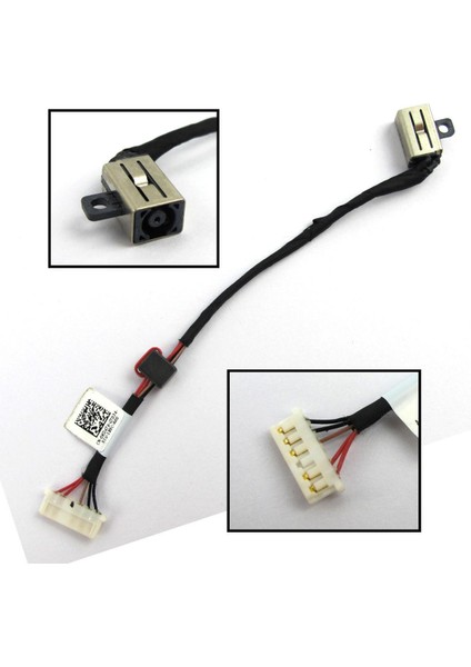 Yeni Güç Jakı Dell Inspiron 15-5000 5551 5558 5555 5559 3552 3558 14 5455 5458 P51F DC30100UD00 0KD4T9 Demeti Dc-In Kablosu (Yurt Dışından)