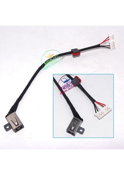 Yeni Güç Jakı Dell Inspiron 15-5000 5551 5558 5555 5559 3552 3558 14 5455 5458 P51F DC30100UD00 0KD4T9 Demeti Dc-In Kablosu (Yurt Dışından) modelleri