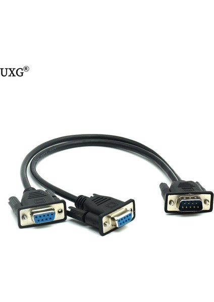 Db9 9pin 1 Ila 2 RS232 Seri Kablo Ayırıcı Doğrudan Bağlı Com 2 In 1 Veri Kablosu Erkek - Kadın Yazarkasa Pos Ekranı Için (Yurt Dışından) fiyatları