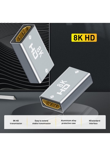 Dönüştürücü Genişletici HDMI Uyumlu Kablo Kablosu Uzatma Adaptörü 8k @ 60Hz HDMI Uyumlu Kadın - Kadın Pc Tv Projektörü Için (Yurt Dışından) fırsatları