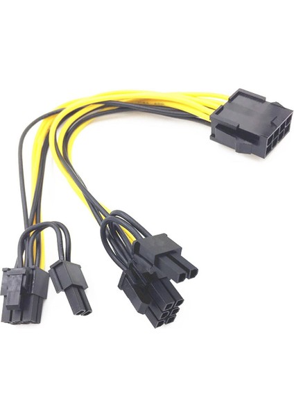 Jonsnow Güç Uzatma Kablosu 20 cm 8 Pin Erkek - Çift 8pin(6+2) Erkek Pcı-E Grafik Kartı Için Btc Madenci (Yurt Dışından) modelleri