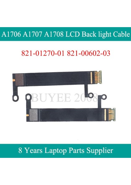 Macbook Pro 13.3 Için Dizüstü Bilgisayar Çifti LCD Ekran Işık Kablosu (Yurt Dışından)