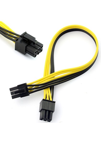 Grafik Ekran Kartı Madenci Madencilik Teli 18AWG 1 Adet Pcı-E Pcıe Pcı-Express 6 P Erkek 6pin Erkek Dıy Güç Kablosu Btc Genişletilmiş (Yurt Dışından) fırsatları