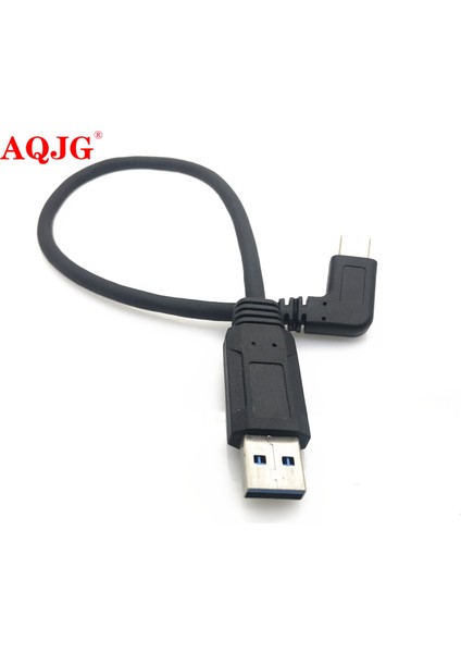 Düz 90 Derece Kablo USB 3.0 Tip A Erkek - USB 3.1 Tip C Erkek Açı Senkronizasyon ve Şarj Dönüştürücü Adaptör Veri Kablosu Bırakma (Yurt Dışından) fiyatları