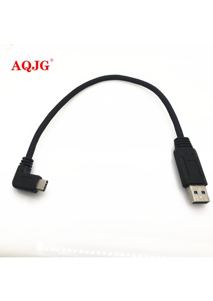 Düz 90 Derece Kablo USB 3.0 Tip A Erkek - USB 3.1 Tip C Erkek Açı Senkronizasyon ve Şarj Dönüştürücü Adaptör Veri Kablosu Bırakma (Yurt Dışından) indirimleri