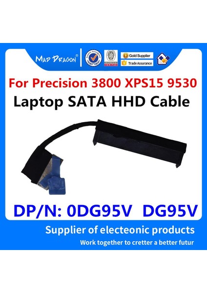 Yeni Dizüstü Hhd Kablo Sabit Disk Sürücüsü Kablosu Dell Precision 3800 M3800 XPS15 9530 L522X 0DG95V DG95V DC02C005S00 (Yurt Dışından)