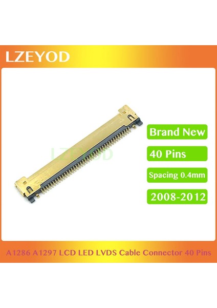 Yepyeni A1286 LCD LED Lvds Kablo Konektörü Macbook Pro 15 Için 40 Pin (Yurt Dışından)