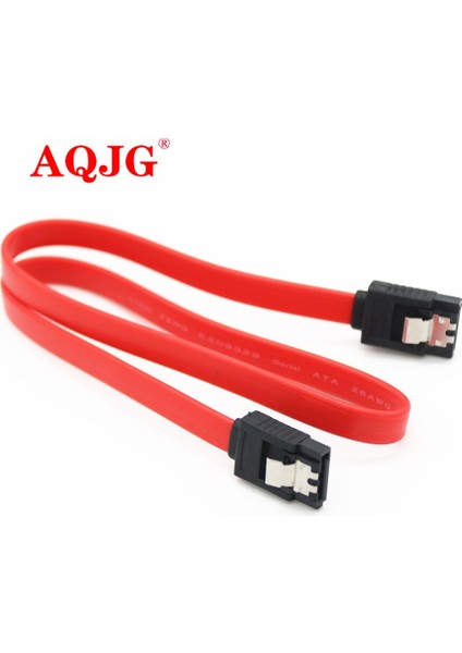 Düz Sağ Açı 6 Gbps 30 cm 50 cm Sata 3.0 Kablo 6 Gb/s Sata Iıı Sata 3 Kablo Düz Veri Kablosu HDD SSD Için Süper Hız (Yurt Dışından)