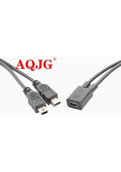 1 Adet Mini USB 2.0 1 Dişi 2x Mini USB Erkek Y Splitter Adaptörü Şarj Aleti Kablosu Dönüştürücü Kablosu 1ft (Yurt Dışından) modelleri