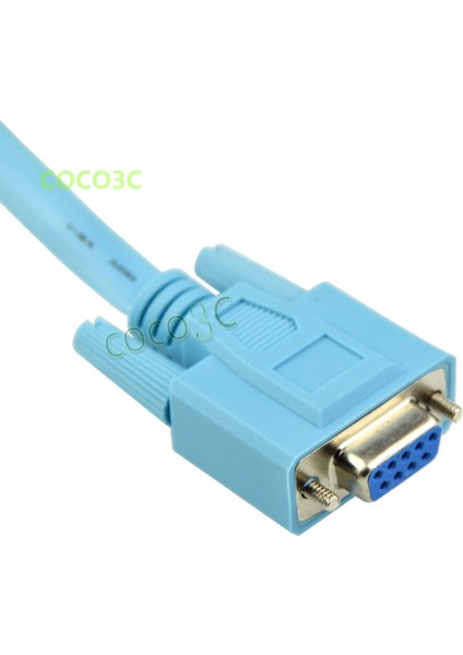1.5 M RJ45 Erkek RS232 Kadın 8P8C Rj-45 Seri Db9 9pin Com Bağlantı Noktası Adaptör Kablosu Cisco Huawei Yönlendirici Anahtarı Konsolu Düz (Yurt Dışından) fiyatları