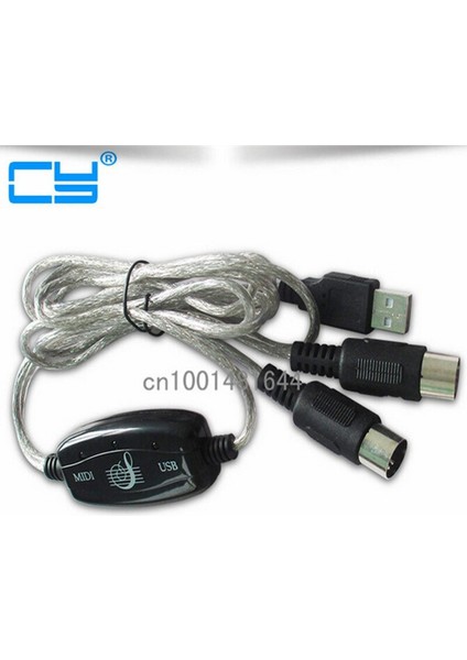 1.8m USB Mıdı Kablo Dönüştürücü - Pc Müzik Klavye Adaptörü Perakende Ambalajı (Yurt Dışından) modelleri