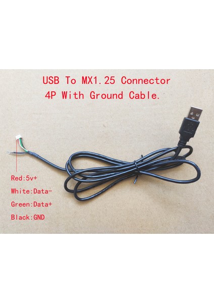 USB To Mx1.25 Kablosu 4p Topraklama Kablosu ile 1.5m Mx1.25 Konnektörü Için Kart Hata Ayıklama Kablosu Seri Iletişim Kablosu (Yurt Dışından) fiyatları