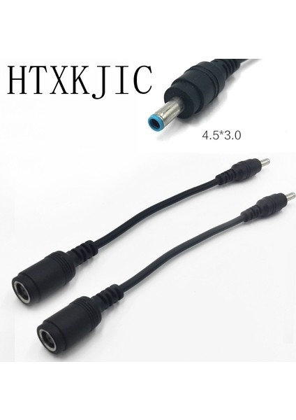 Kadın 7.4mm x 5.0mm Ila 4.5mm X3.0mm Erkek Şarj Adaptörü Güç Konektörü Dönüştürücü Kablosu Dc Jack Dell Hp Için (Yurt Dışından) fiyatları
