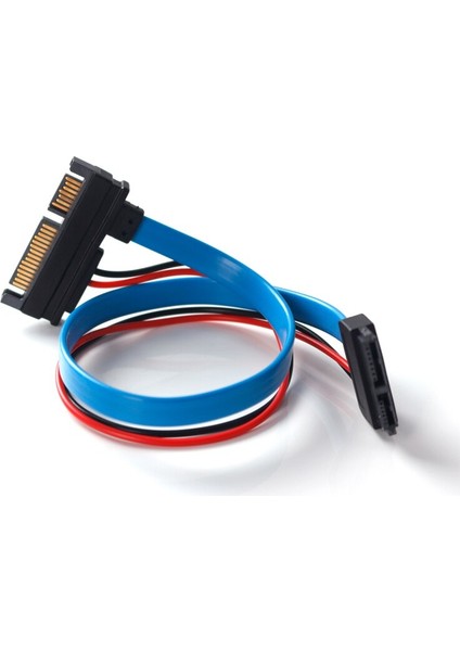 Ult-Best Sata Kablosu Seri Ata 7+15 22PIN Erkek - Slimline Sata 7+6 13PIN Dişi 5V Ince Sata Konnektör Adaptörü 30CM (Yurt Dışından) modelleri