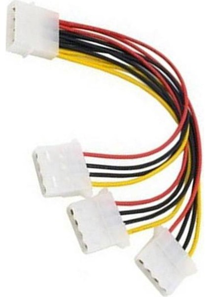 Adet 4 Pin Ide Molex 3 Seri Ata Sata Güç Splitter Bağlantı Uzatma Kablosu ve Eklenti Bilgisayar Konnektörleri L3M7 (Yurt Dışından)