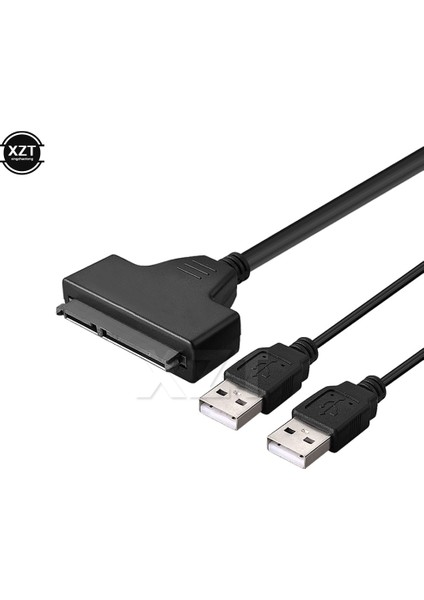 Yeni 1 Adet USB 2.0 - Sata 15 + 7 Pin Veri ve Güç USB Kablosu Adaptörü Için 2.5 Inç HDD SSD Adaptörü (Yurt Dışından) modelleri