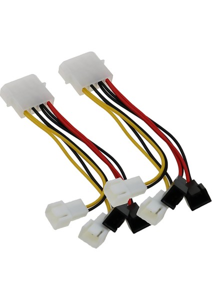 2 Adet 4-Pin Molex 3-Pin Fan Güç Kablosu Adaptör Konnektörü 12 V Bilgisayar Soğutma Fanı Kabloları Cpu Pc Kasa Fanı (Yurt Dışından) fiyatları