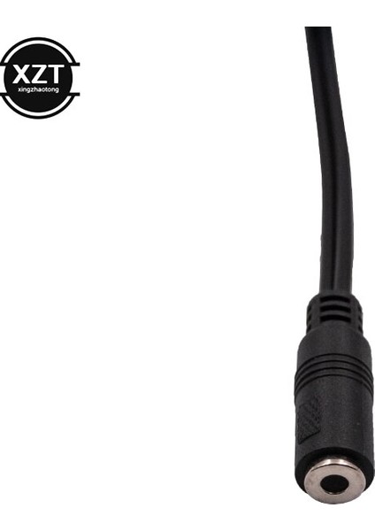 3.5mm Mini 1/8 Inç Trs Stereo Dişi Jack Çift 1/4 6.35MM Erkek Tak Mono Ts Sağ Açı Ses Adaptörü Y Splitter Kablosu (Yurt Dışından)