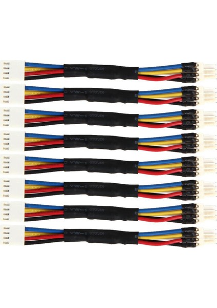 8 Adet/grup Fan Direnci Kabloları Pc Soğutma Fanı Hızını Azaltın 4 Pin Güç Direnci Erkek Kadın Dönüştürücü Kablosu Adaptörü (Yurt Dışından)