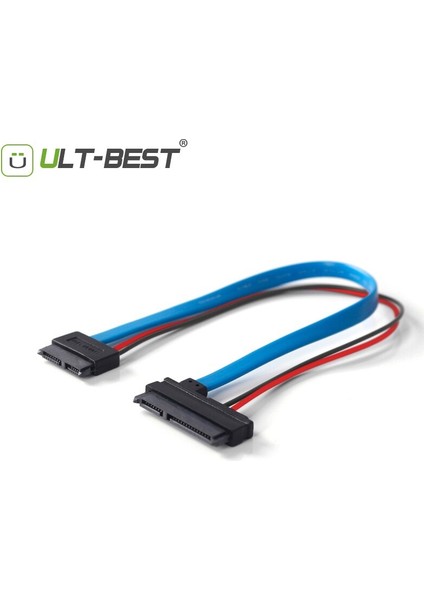 Ult-Best Ince Sata Kablosu Seri Ata 7 + 15 22PIN - Slimline Sata 13PIN 7 + 6 Konnektör Dişi - Dişi 5V Ince Kablolar Dönüştürücü (Yurt Dışından) fiyatları