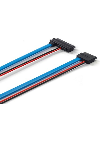 Ult-Best Ince Sata Kablosu Seri Ata 7 + 15 22PIN - Slimline Sata 13PIN 7 + 6 Konnektör Dişi - Dişi 5V Ince Kablolar Dönüştürücü (Yurt Dışından) fırsatları