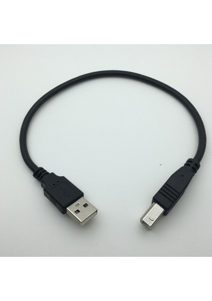 30CM USB 2.0 Tip A Erkek B Erkek (Am'den Bm'ye) Adaptör Dönüştürücü Epson Yazıcı Için Kısa Veri Kablosu Kablosu Siyah (Yurt Dışından) indirimleri