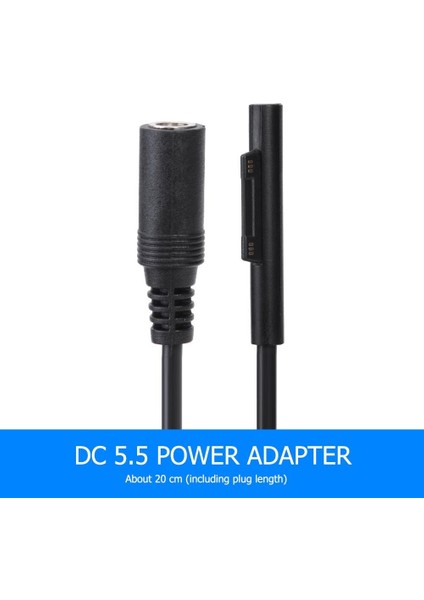 Microsoft Sur Pro 3 4 Için Dc Fiş Şarj Adaptörü Hattı Şarj Kablosu Kablosu Enerji Israfını Azaltın ve Paradan Tasarruf Edin (Yurt Dışından) indirimleri