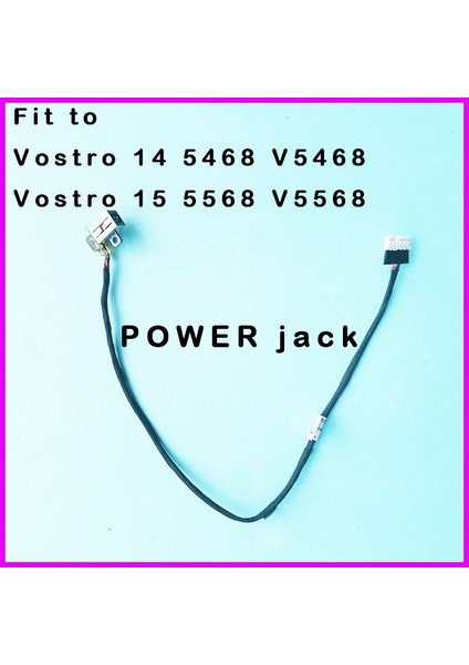 Yeni Dizüstü Yeni Dc-In Dc Güç Jak Kablosu Dell Vostro 14 5468 V5468 15 5568 V5568 BKD50 0M3FM1 M3FM1 DC30100YD00 (Yurt Dışından)
