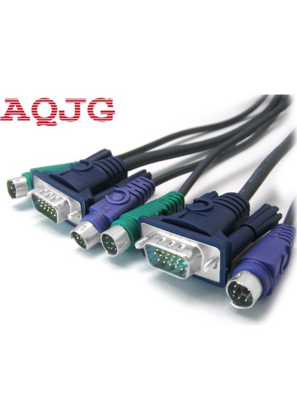 1.5 M 5ft USB VGA Svga Kvm 15 Pin Standart Anahtar Yazıcı Ps2 Kablosu Ps/2 Klavye Monitör Fare Aqjg (Yurt Dışından) fiyatları