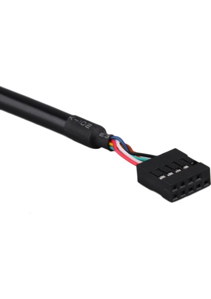 Yenı Anakart Başlık Adaptörü USB 2.0 9 Pin Dişi Anakart USB 3.0 20 Pin Erkek USB 2.0 Ila 3.0 Adaptör Uzatma Kablosu (Yurt Dışından)