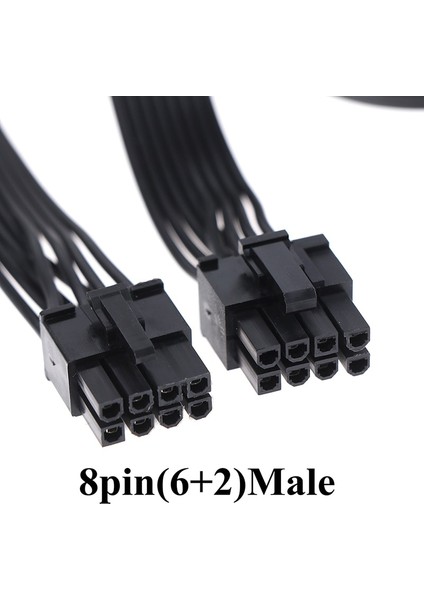 Gpu Güç Uzatma Kablosu Kablosu Ayırıcı Btc 8 Pin Erkek - Çift 8pin (6 + 2) Erkek Pcı-E Video Grafik Kartı Güç Kablosu (Yurt Dışından) modelleri