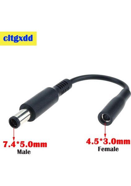 Dc Güç Adaptörü Bağlantı Kablosu Dc Dönüşüm Kafa Jakı Dişi 4.5*3.0mm Erkek 7.4*5.0mm Hp Dizüstü Bilgisayar Için (Yurt Dışından)