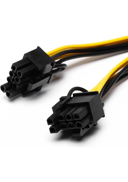 Pin Çift 8 (6 + 2) Pin Pcı Express Güç Dönüştürücü Kablosu Grafik Gpu Ekran Kartı Için Pcıe Pcı-E VGA Splitter Hub Güç Kablosu (Yurt Dışından) fırsatları
