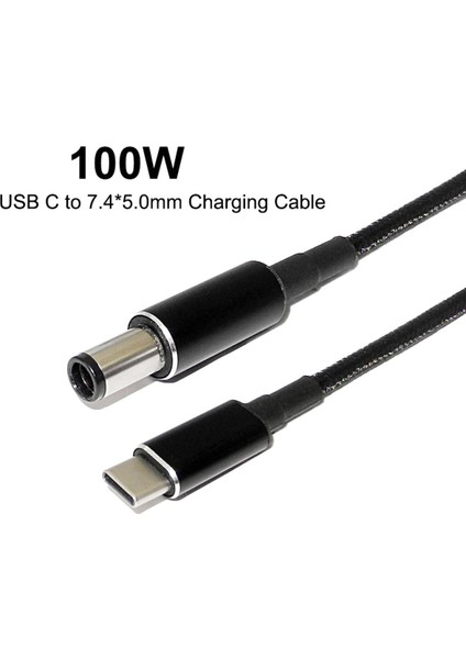 100 W USB Tip C Hızlı Şarj Kablosu Dizüstü Bilgisayar Güç Adaptörü Konnektörü Dönüştürücü Hp Pavilion Dv3 Dv4 Dv5 Dv6 Probook 4440 S 4535 S (Yurt Dışından)