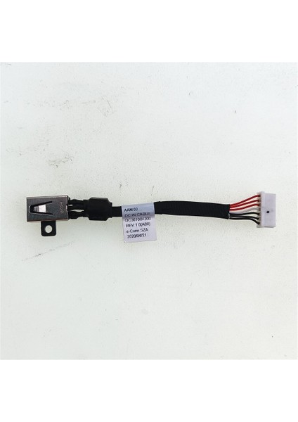 64TM0 064TM0 Dell XPS15 9550 9560 9570 7590 P56F Hassas 5510 5520 5530 5540 Dizüstü Bilgisayar Dc In Line Güç Giriş Jakı ile Kablo (Yurt Dışından) indirimleri