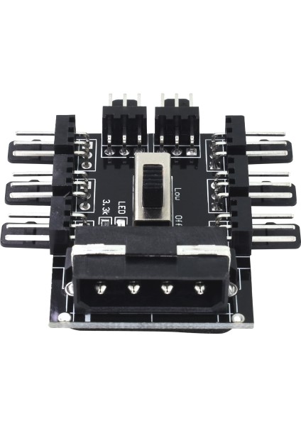 Tıshrıc 1 Ila 8 3pin 12 V Fanlar Hub Splitter Pc Bilgisayar Pwm Kablo 4pin Molex Soğutucu Soğutma Hızı Kontrol Adaptörü Madencilik Için (Yurt Dışından) modelleri