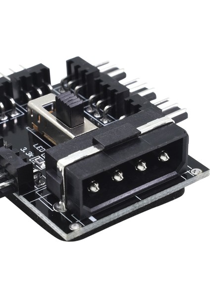 Tıshrıc 1 Ila 8 3pin 12 V Fanlar Hub Splitter Pc Bilgisayar Pwm Kablo 4pin Molex Soğutucu Soğutma Hızı Kontrol Adaptörü Madencilik Için (Yurt Dışından) indirimleri