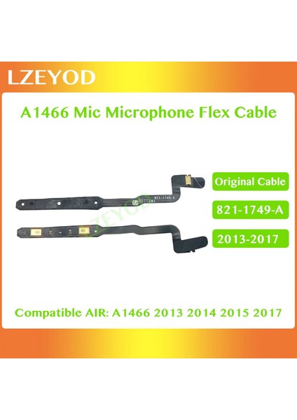 A1466 Mic Mikrofon Flex Kablo 821-1749-A Macbook Air 13.3 Için (Yurt Dışından)