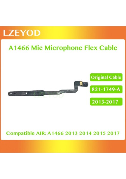 A1466 Mic Mikrofon Flex Kablo 821-1749-A Macbook Air 13.3 Için (Yurt Dışından)