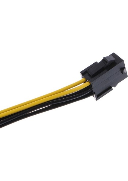 Pcı Express Pcıe Siyah Kırmızı 6 Pin 8 Pin Grafik Kartı Güç Adaptörü Kablosu 10 cm Pc Için (Yurt Dışından) fırsatları