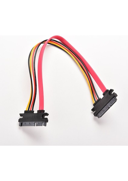 Jetı 1 Adet 30 cm 22PIN Sata Kablosu Erkek Kadın 7 + 15 Pin Seri Ata Sata Veri Güç Combo Uzatma Kablosu Konektörü Dönüştürücü (Yurt Dışından)