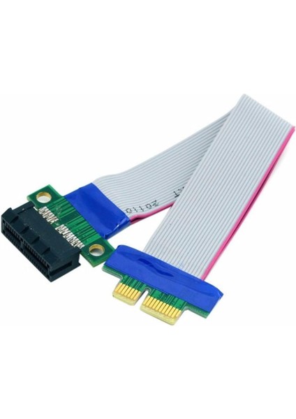 Yükseltici Pcı-E Pci Express 1x X1 Yuvası Yükseltici Kart Genişletici Uzatma Şerit Flex Yeniden Yerleştirme Kablosu 20 cm (Yurt Dışından)