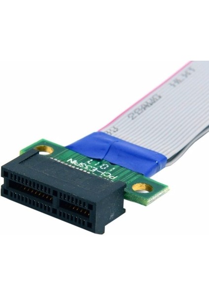 Yükseltici Pcı-E Pci Express 1x X1 Yuvası Yükseltici Kart Genişletici Uzatma Şerit Flex Yeniden Yerleştirme Kablosu 20 cm (Yurt Dışından) fırsatları