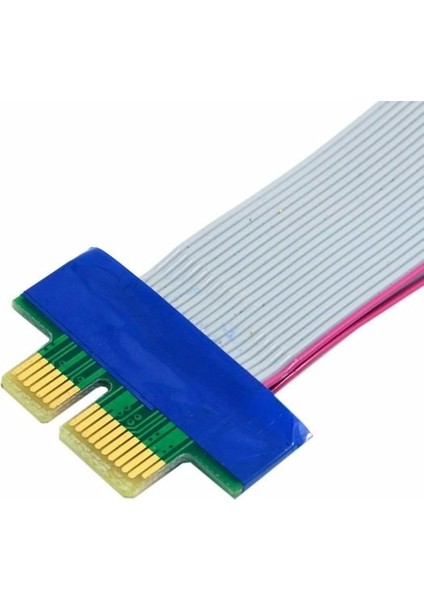 Yükseltici Pcı-E Pci Express 1x X1 Yuvası Yükseltici Kart Genişletici Uzatma Şerit Flex Yeniden Yerleştirme Kablosu 20 cm (Yurt Dışından) indirimleri