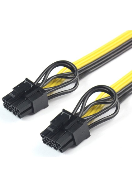 Pcı-E Pcıe 8p Dişi 2 Bağlantı Noktalı Çift 8pin 6+2p Erkek Gpu Grafik Ekran Kartı Güç Kablo Kordonu 18AWG Tel (Yurt Dışından) fırsatları