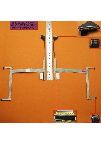 Hp Compaq DM4-3000 DM4-3024 DM4-3025 Pn Için Yeni Dizüstü Bilgisayar Kablosu: 50.4QC17.001 Dizüstü Bilgisayar LCD Lvds Kablo (Yurt Dışından)