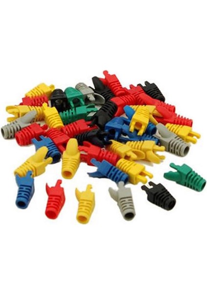 20 Adet RJ45 Ağ Kablosu Fişi Çizme Kapağı Cat5 Cat6 Drop Shipping (Yurt Dışından)