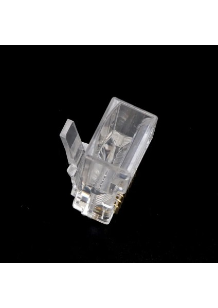 Yeni 20 Adet/grup RJ45 Konektörü 8pin RJ45 Konektörü Ağ Ethernet Kristal Fiş Fişi Cat5 CAT5E Cat6 Modüler Kablo Priz (Yurt Dışından)